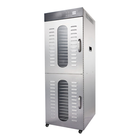 产品 32 Layers Commercial Food Dehydrator -52.30 sq.ft Drying Area | Two Independent Drying Rooms | Digital Adjustable Timer | Temperature Control | Dryer for Jerky, Herb, Meat, Beef, Fruit and Vegetables-5