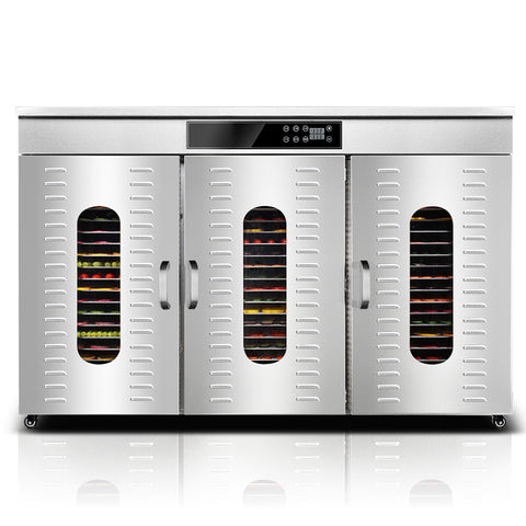 60 Layers Industrial Food Dehydrator -98.06 sq.ft Drying Area | Three Independent Drying Rooms | Digital Adjustable Timer | Temperature Control | Dryer for Jerky, Herb, Meat, Beef, Fruit and Vegetables