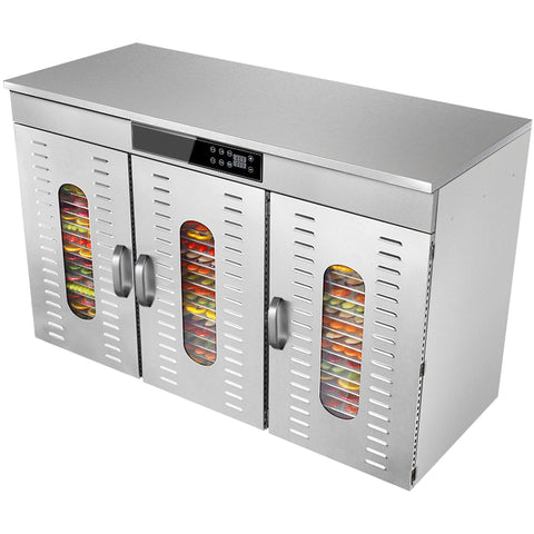 60 Layers Industrial Food Dehydrator -98.06 sq.ft Drying Area | Three Independent Drying Rooms | Digital Adjustable Timer | Temperature Control | Dryer for Jerky, Herb, Meat, Beef, Fruit and Vegetables-5