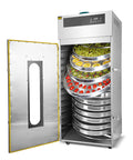 15 Layers Commercial Rotary Food Dehydrator -76.53 sq.ft Drying Area | Rotating Drying | Digital Adjustable Timer | Temperature Control | Dryer for Jerky, Herb, Meat, Beef, Fruit and Vegetables