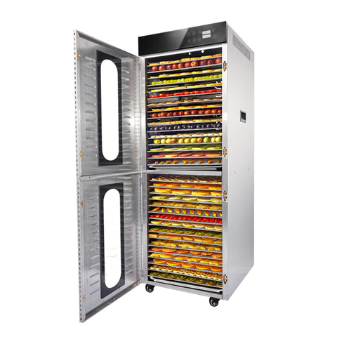 32 Layers Commercial Food Dehydrator -52.30 sq.ft Drying Area | Two Independent Drying Rooms | Digital Adjustable Timer | Temperature Control | Dryer for Jerky, Herb, Meat, Beef, Fruit and Vegetables-1