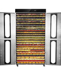 28 Layers Industrial Food Dehydrator -127.97 sq.ft Drying Area | Two Large Independent Drying Rooms | Digital Adjustable Timer | Temperature Control | Dryer for Jerky, Herb, Meat, Beef, Fruit and Vegetables-1