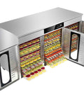 60 Layers Industrial Food Dehydrator -98.06 sq.ft Drying Area  | Three Independent Drying Rooms | Digital Adjustable Timer | Temperature Control | Dryer for Jerky, Herb, Meat, Beef, Fruit and Vegetables-4