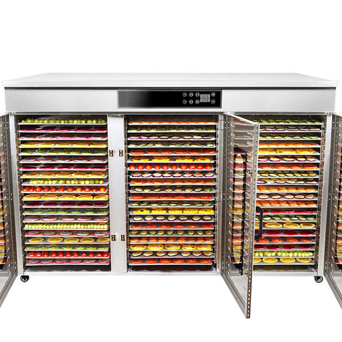 60 Layers Industrial Food Dehydrator -98.06 sq.ft Drying Area  | Three Independent Drying Rooms | Digital Adjustable Timer | Temperature Control | Dryer for Jerky, Herb, Meat, Beef, Fruit and Vegetables