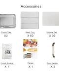 60 Layers Industrial Food Dehydrator Accessories -98.06 sq.ft Drying Area | Three Independent Drying Rooms | Digital Adjustable Timer | Temperature Control | Dryer for Jerky, Herb, Meat, Beef, Fruit and Vegetables