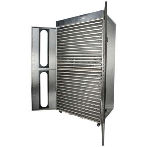 28 Layers Industrial Food Dehydrator -127.97 sq.ft Drying Area | Two Large Independent Drying Rooms | Digital Adjustable Timer | Temperature Control | Dryer for Jerky, Herb, Meat, Beef, Fruit and Vegetables-3